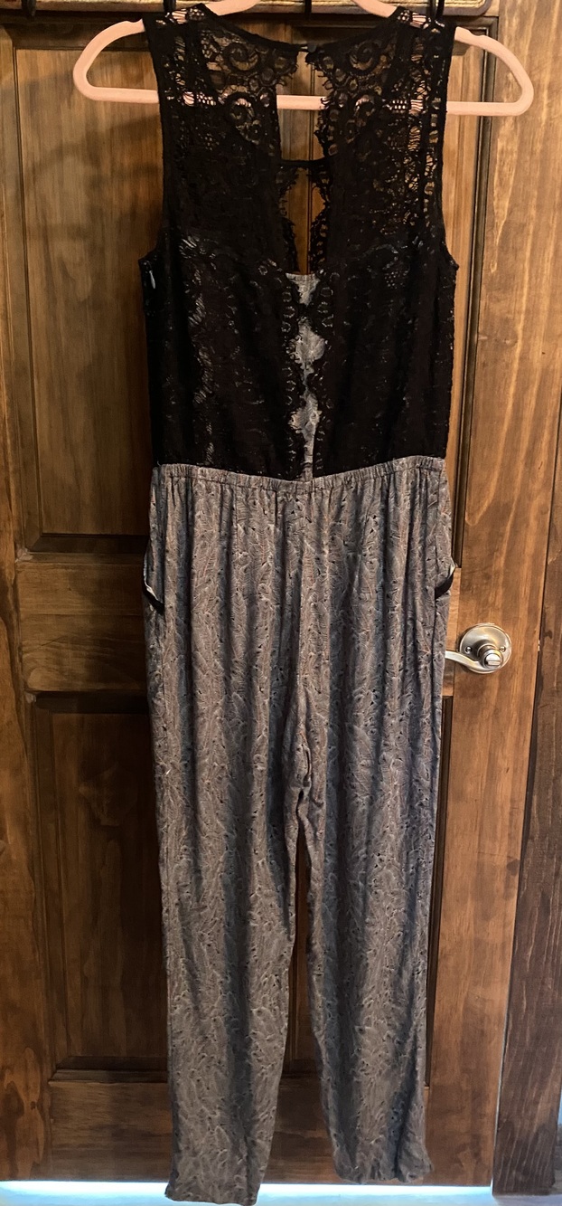 Elevenses Anthropologie jumpsuit XS lace